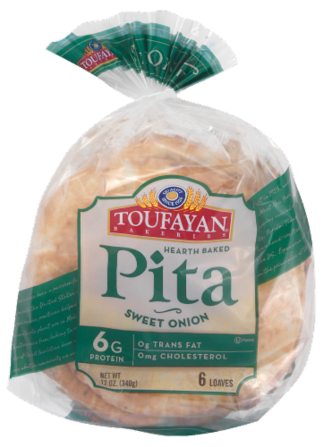 Toufayan Onion Pita Bread 12oz