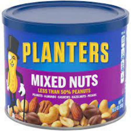 PLANTERS DELUXE MIXED NUTS, L.SALTED 10 OZ…
