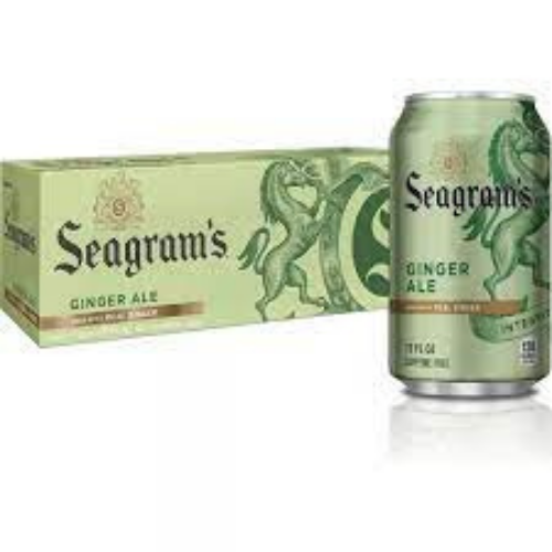 SEAGRAMS GINGER ALE 12-12 OZ CAN…