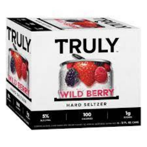 TRULY HARD SELTZER WILD BERRY 6 CAN…