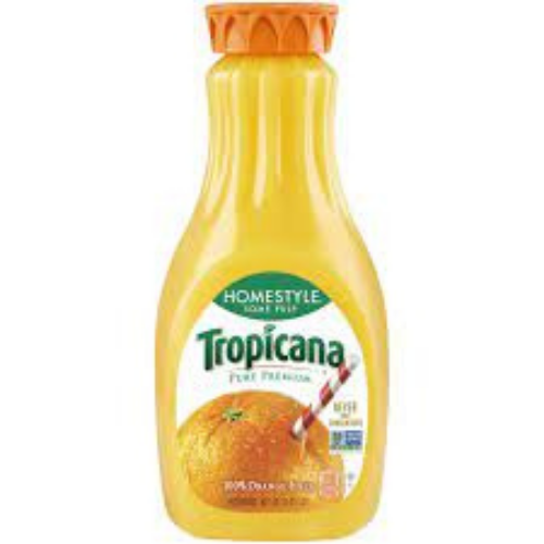 Tropicana Orange Juice 32oz Some Pulp…