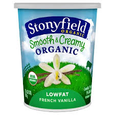 Stoneyfield Organic French Vanilla Yogurt 32oz…