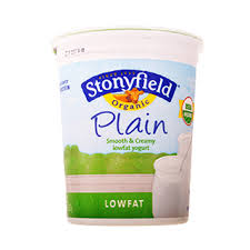 Stoneyfield Organic Plain Yogurt 32oz…