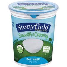Stoneyfield Organic Fat Free Yogurt 32oz…