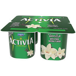 Dannon Activia Vanilla Yogurt 4 Pk…