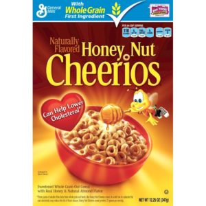 General Mills Honey Nut Cheerios Cereal…