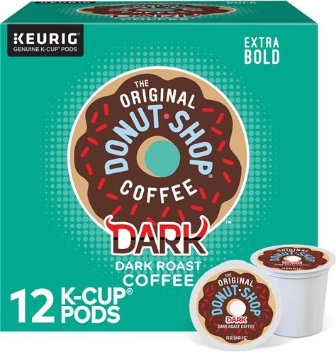 Donut House Dark Roast Coffee K Cups 12ct…