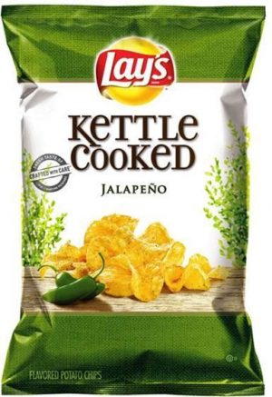 LAY’S KETTLE CHIPS JALAPENO 8 OZ…