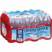 CRYSTAL GEYSER BOTTLED WATER 24-16.9 OZ…