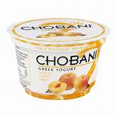 Chobani Greek Yogurt  Peach 5.3oz…