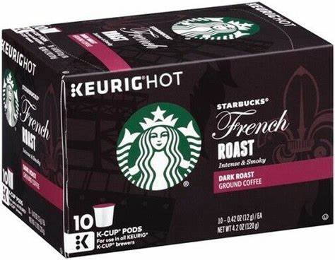 Starbucks Dark Roast Coffee K-Cups 10ct…