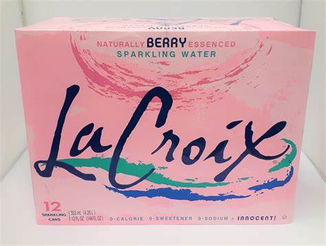 La Croix Berry Sparkling Water 12oz-12pk Cans…