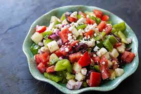 Greek Salad-Lettuce,Tomato,Onion, Artichone Hearts, Black Olives,Feta Cheese…