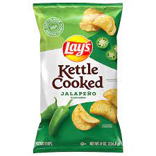 LAY’S KETTLE CHIPS JALAPENO 8 OZ…