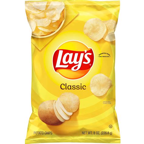 LAY’S CLASSIC  CHIPS 8OZ BAG…