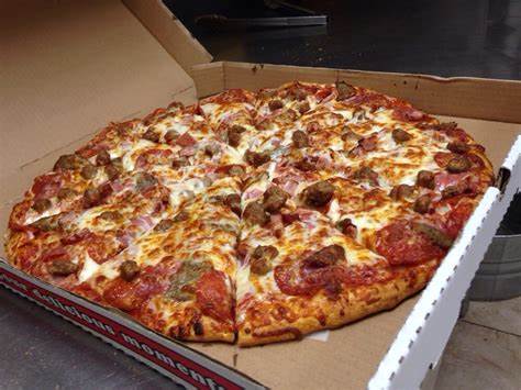Meat Lovers Pizza-Large 18″-Pepperoni, Spicy Beef, Italian Sausage and Smoked Ham…